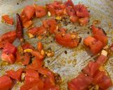 A picture of step 3 of Pyaz ka Saag (spring onion) Tarkari.