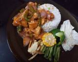 Quick chicken sizzlers(without sizzlers pan) recipe step 7 photo