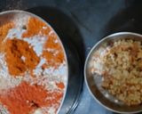 A picture of step 5 of Crispy Aadu Vadi.