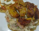 Foto del paso 8 de la receta: Arepa rellena de pescado y plátano maduro🥯🫓🥙