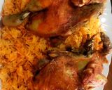 صورة لخطوة 8 من وصفة دجاج مشوي مع رز مندي