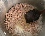 A picture of step 1 of Lasagna ❦.