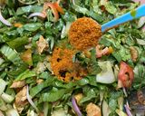 A picture of step 9 of Cous-cous salad😋😍.
