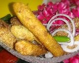 A picture of step 1 of Crispy potato finger.