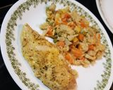 A picture of step 5 of Chicken & Rice Dinner Bake.