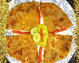 A picture of step 9 of Karachi Cheesy Masala Paratha 😋.