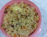 A picture of step 4 of Paneer veg pulao.