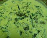 Gambar langkah 3 resipi Masak Lemak Cili Api Keli Salai Campur Pucuk Paku.