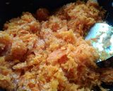 A picture of step 3 of Gajar ka halwa.