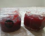 A picture of step 2 of Beetroot apple jam.