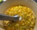 A picture of step 4 of Creamy Leek and Parsnip Soup.