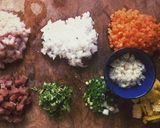 A picture of step 1 of Pineapple Fried Rice (Slow Cooker).