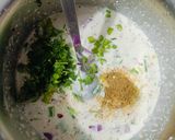 A picture of step 5 of Oats Sabudana Chilla.