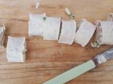 Flammkuchen Rolle - Pastry Bacon and Cheese
