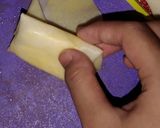 Foto langkah ke 3 dari resep Lumpia mini isi pisang, coklat dan keju renyah dan lumer.