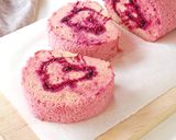 Foto langkah ke 13 dari resep Bolu Gulung Buah Naga (Gluten Free).