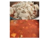 Foto del passaggio 2 della ricetta Trippa al sugo con patate