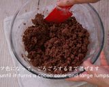 A picture of step 5 of Chocolate Sandwich Cookies / Crispy Cocoa Cookies filled with a Smooth Chocolate Cheese Cream.