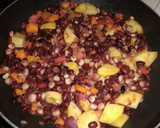 A picture of step 3 of Githeri#themechallenge.
