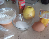 Foto del paso 1 de la receta: Buñuelos de Yogurt con Manzana