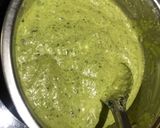 A picture of step 2 of Spinach Khaman Dhokla.