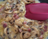 Foto del paso 5 de la receta: Hojaldre relleno de revuelto de champiñones con jamón y huevo