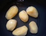 A picture of step 1 of Irish pasta.