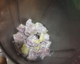 A picture of step 2 of Nduma porridge.