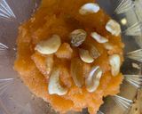 A picture of step 3 of Suji ka halwa.