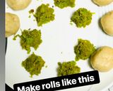 A picture of step 4 of Khasta Kachori with Aloo ki sabji (Green peas stuffed patties).