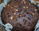 Foto langkah ke 8 dari resep Cake Pisang Yogurt Cokelat (Tanpa Tepung Terigu).