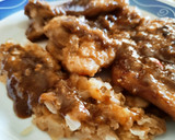 Foto del paso 5 de la receta: Contramuslos de Pollo en Salsa de Yakiniku y Humo con Manzana