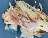 Foto del paso 3 de la receta: Trío de tostadas: bonito, anchoas y jamón