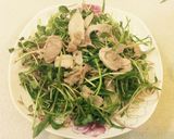 Hình bước làm 6 của món Salad rau mầm và thịt hấp