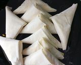 Foto do passo 7 de Chamuças com Massa filo