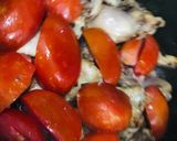 A picture of step 1 of Koyla karahi.