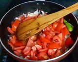 A picture of step 2 of Paneer butter masala.
