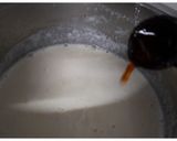 A picture of step 4 of Badam Milk Shake.