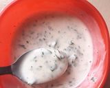 Foto del paso 1 de la receta: Ensalada con granada y salsa de yogurt