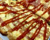 Foto del paso 5 de la receta Tostadas con huevos, queso y bacon (al horno) 🍞🧀🥓
