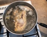 A picture of step 1 of Chilaquiles in Chipotle Cream Sauce.
