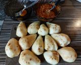 Körte leveles tészta párnán recept fázis 3 fotója