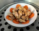 รูปขั้นตอนการทำที่ 4 ของ ไก่นึ่งน้ำมันหอย #อาหารไทยง่ายๆ