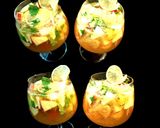 A picture of step 3 of Non Alcoholic fruit Champagne.