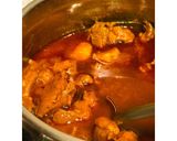 A picture of step 12 of Spicy Mutton Curry in the Traditional Goan 'Recheado Masala' Paste 😋.