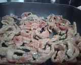 A picture of step 2 of Fajitas with Red Bell Pepper.
