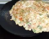 A picture of step 10 of Rice veggie pancake.