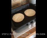 A picture of step 2 of Personalise your Own Pizza #uwehallslife.