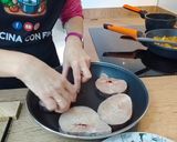 Foto del paso 5 de la receta: Merluza confitada con puré de patatas y hortalizas