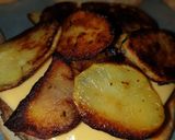 Une image de l'étape 6 de Double cheese burger pommes de terre et compoté d oignons.
